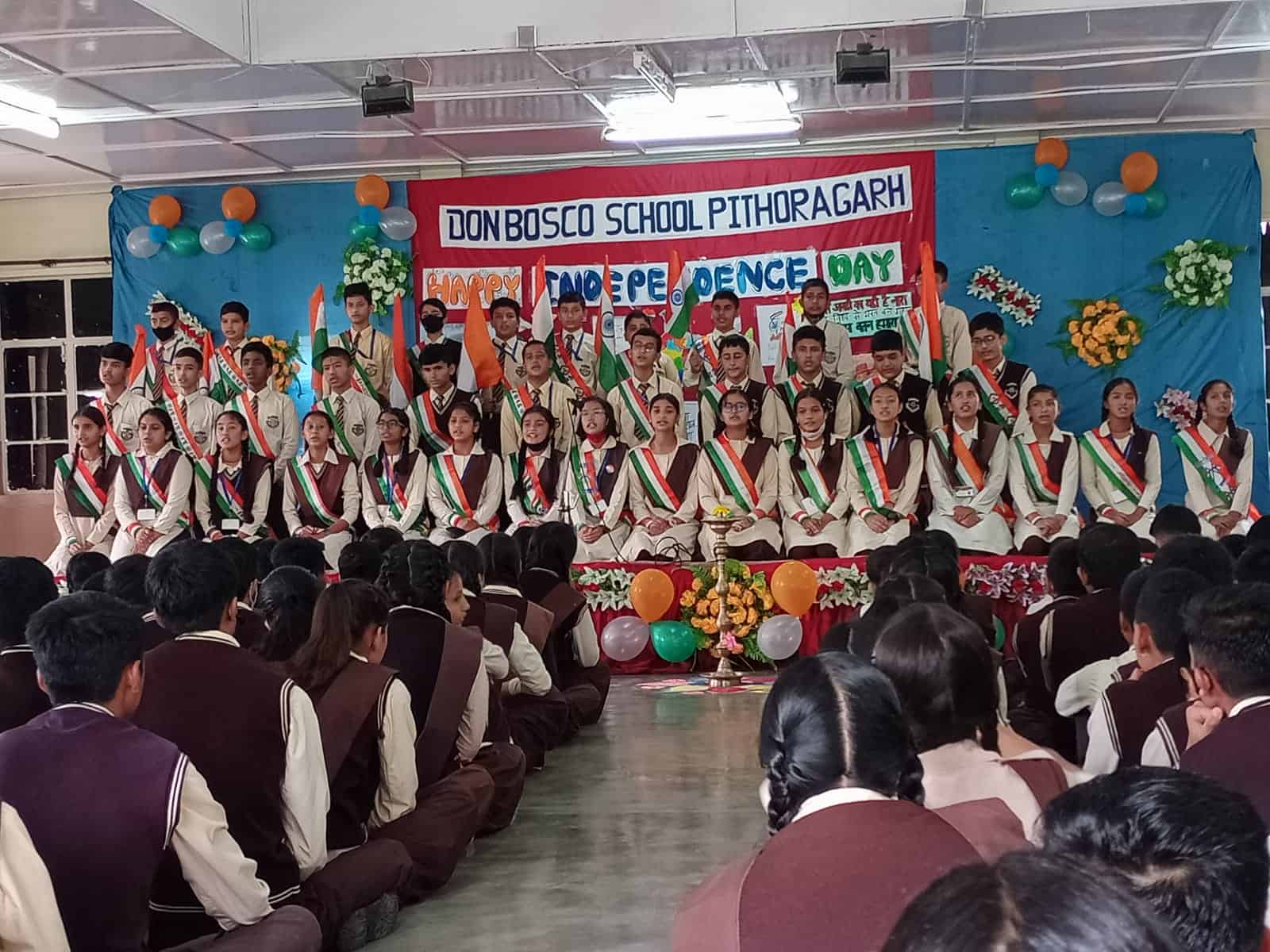 Independence Day Celebration at Don Bosco School, Pithoragarh